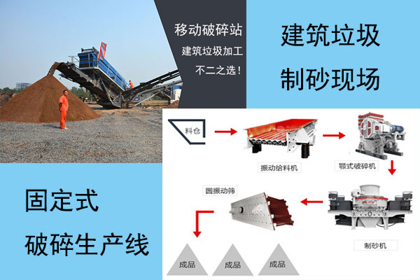 建筑垃圾制砂和正常的山石制砂選什么設備？