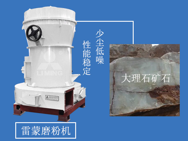 雷蒙磨粉機加工大理石優勢