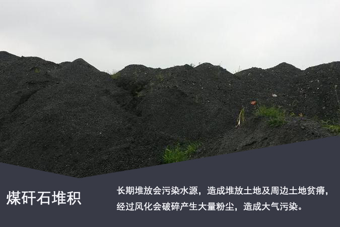 煤矸石是一種污染環境的固廢物